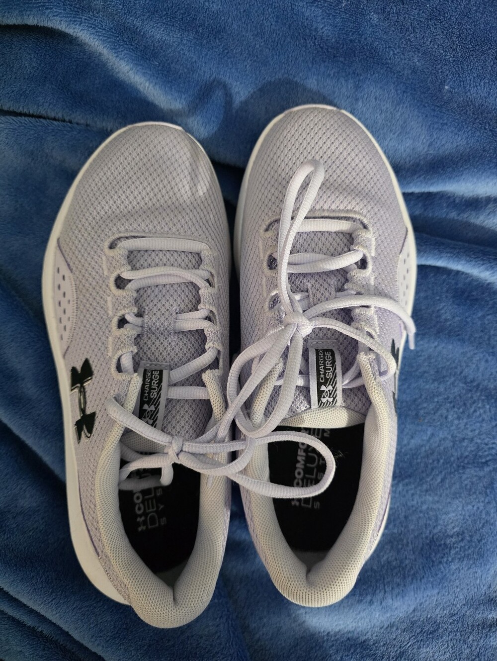 Under Armour Women’s Light Lavender Lace-Up Athletic Sneakers